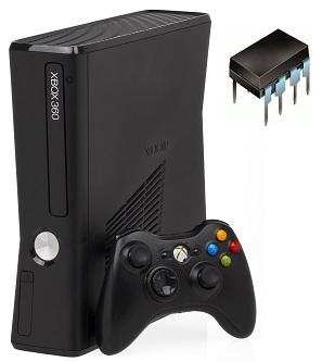 Modifica XBOX 360 Slim Corona con Flash Bios Ixtreme LTU2 con sicurezza Flash del lettore ed ultima Dashboard