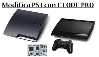 Modifica PS3 slim e super slim con E3 ODE PRO + Multimedia Pack 