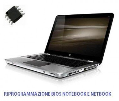 Servizio riprogrammazione e recupero Bios Scheda madre Notebook e Netbook