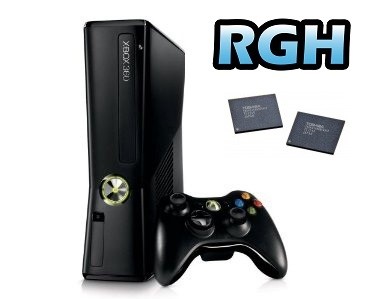 Modifica Dual Nand con RGH per Xbox 360 Slim con Pack utilità e Freestyle 3
