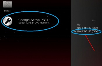 ps3 change active id