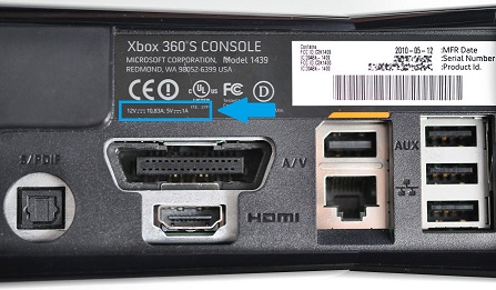 controllare amperaggio xbox 360 Slim