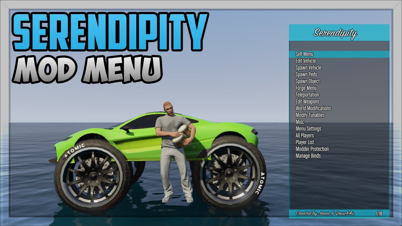 serendipity mod menù