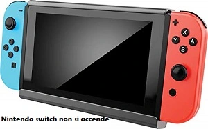 esempio di nintendo switch che non riesce ad accendersi