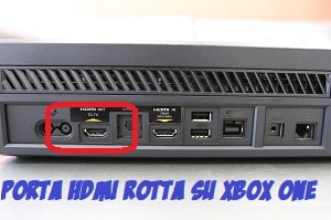 xbox one con porta hdmi rotta 