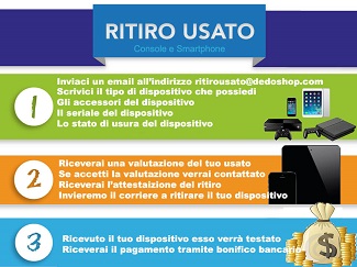 servizio ritiro console usate